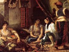 Haga click para ver la imagen ampliada women of algiers in their apartment.jpg